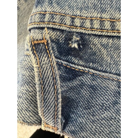 Topshop DAD Jeans Size 10 W32 L30 Button Fly Straight Leg NWT - Picture 13 of 13